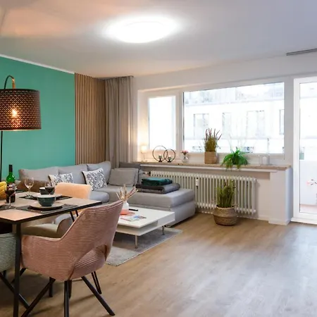 Micasa Ol - Modernes In Bestlage - Kueche - Wlan - Balkon - Fugenloses Bad - E Ladesaeule Lejlighed *