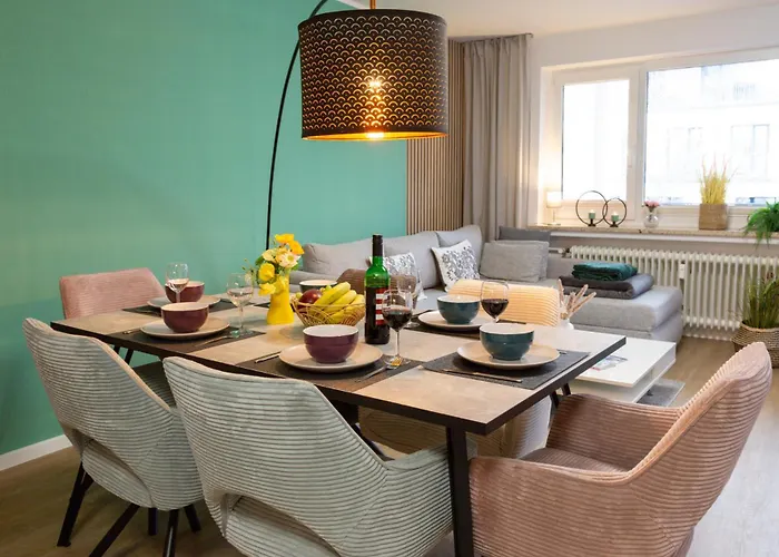 Micasa Ol - Modernes In Bestlage - Kueche - Wlan - Balkon - Fugenloses Bad *